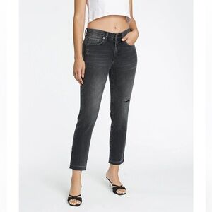 Pistola Monroe High-Rise Crop Cigarette Jean Size 26 NWOT